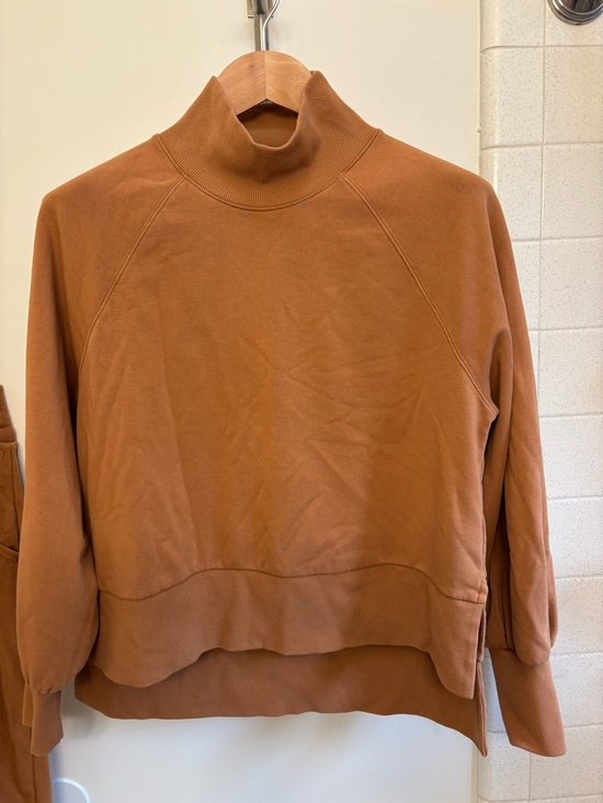 CALIA by Carrie Underwood Brown Sweatshirt & Jogger Set Size Medium Loungewear - Picture 2 of 16